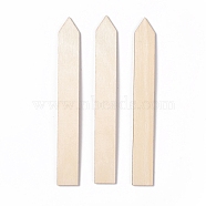 Miniature Unfinished Wood Fence Pieces, for Kid Painting Craft, Dollhouse Accessories, Arrow, Bisque, 160x20x2.5mm(FIND-H030-30)