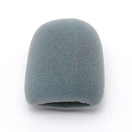 Thick Handheld Stage Microphone Windscreen Foam Cover, Microphone Anti-slip Protective Sponge Sleeve, Audio Accessories, Slate Blue, 75~82x68~72x44~47mm, Inner Diameter: 52~54x24~26mm(FIND-WH0096-11E)