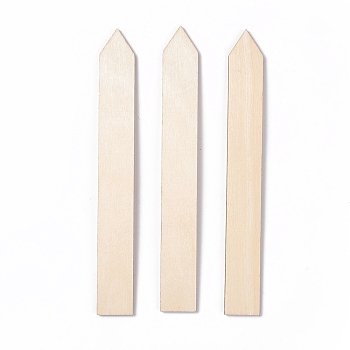 Miniature Unfinished Wood Fence Pieces, for Kid Painting Craft, Dollhouse Accessories, Arrow, Bisque, 160x20x2.5mm