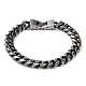 304 bracelets à maillons cubains en acier inoxydable pour hommes et femmes(BJEW-D031-07B)-1