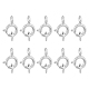 DICOSMETIC 10Pcs 925 Sterling Silver Spring Ring Clasps(STER-DC0001-18S)-1