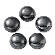 Non-magnetic Synthetic Hematite Stone Cabochons, Half Round/Dome, 12x5.5mm(G-K337-08)