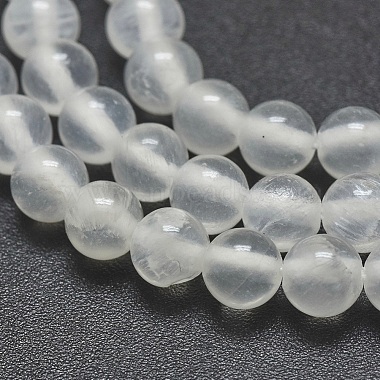 Natural Selenite Beads Strands(X-G-G792-24A)-3