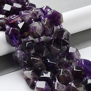Natural Amethyst Beads Strands(G-C182-16-01)-2