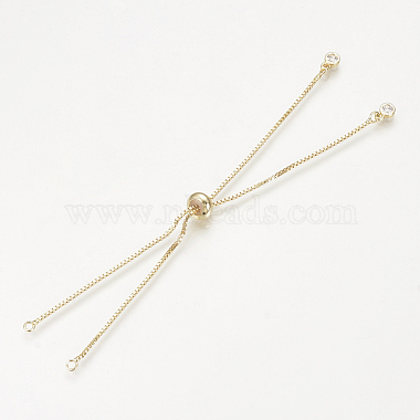 Brass Slider Bracelets Making(MAK-R025-02G)-2