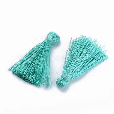Décorations de pendentif pompon en polyester(X-FIND-S260-A28)-3