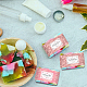 PANDAHALL ELITE 90Pcs 9 Colors Handmade Soap Paper Tag(DIY-PH0005-33)-4
