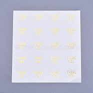 Thank You Stickers, Thanksgiving  Sealing Stickers, Label Paster Picture Stickers, for Gift Packaging, Heart with Word Thank You, Clear, 28x32mm(DIY-I018-20C)