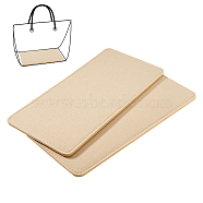 Rectangle Felt Bag Bottom, for Knitting Bag, Women Bags Handmade DIY Accessories, PapayaWhip, 34x16.5x0.8cm(DIY-WH0622-044C-01)