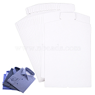 Kraft Paper Shirt Package Backboards, Shirt Shaper Insert Card, White, 358x204x0.5mm(DIY-WH0399-56)