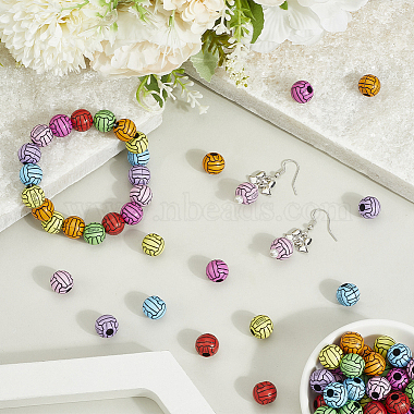 200Pcs Opaque Acrylic Beads(OACR-SP0001-63)-3