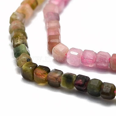 Natural Colorful Tourmaline Beads Strands(G-E576-73)-3