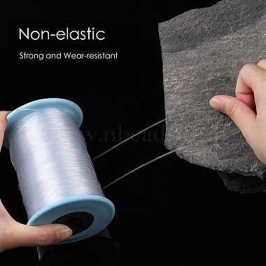 1mm Crystal Non-Stretch Fish Line Beading Nylon Thread Roll for