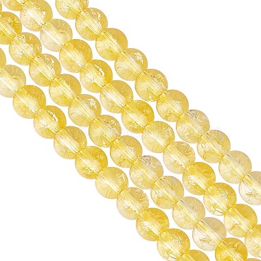 Round Citrine Beads