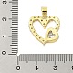 Placage de crémaillère en laiton micro pavé pendentifs en zircone cubique(KK-Z074-48G)-3