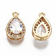 Brass Micro Pave Clear Cubic Zirconia Charms(KK-S360-048-NF)-3