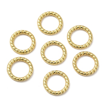 Alloy Linking Rings, Twisted, Golden, Ring, 8x1mm, Inner Diameter: 5.5mm