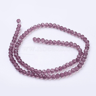 Faceted(32 Facets) Round Glass Beads Strands(X-EGLA-J042-4mm-06)-3