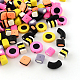 Mixed Shapes Handmade Polymer Clay Beads(CLAY-R060-113)-1
