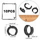 10Pcs 304 Stainless Steel Huggie Hoop Earrings Findings(STAS-UN0034-56)-4