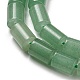 естественный зеленый авантюрин бисер нитей(G-Q1008-A18)-3