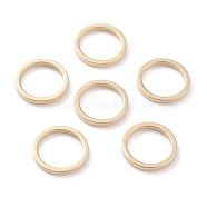 Brass Linking Rings, Long-Lasting Plated, Round Ring, Real 24K Gold Plated, 10x1mm, Inner Diameter: 8mm(KK-Y003-03D-G)