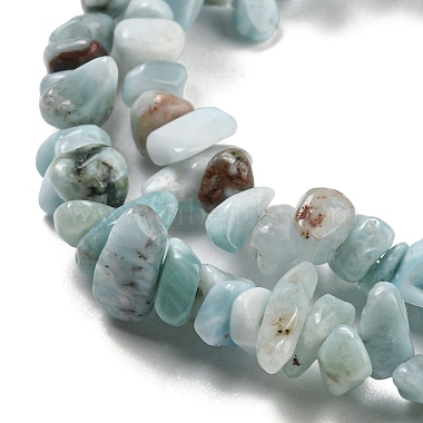 Natural Larimar Beads Strands(G-G0003-B40)-3