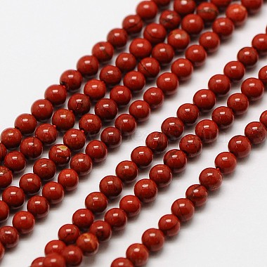 2mm Round Red Jasper Beads
