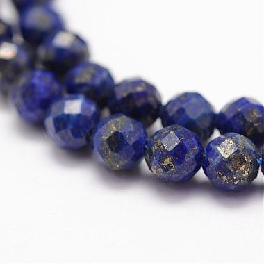 Chapelets de perles en lapis-lazuli naturel(G-F460-30)-3