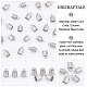 50Pcs 304 Stainless Steel Cord Ends(STAS-UN0041-50)-5