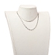 304 Stainless Steel Coffee Bean Chain Necklaces(X-NJEW-JN02917)-4