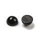 natürlicher schwarzer Onyx (gefärbt und erhitzt) Cabochons(G-H309-02-08)-2