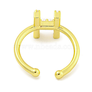 Anillos de puño abiertos de latón chapado en rack para mujer(RJEW-F162-01G-H)-3