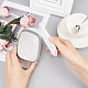 Conteneur de savon en plastique porte-savon de voyage porte-savon avec sac de savon en lin pour la maison salle de bain en plein air(AJEW-BC0004-02)-3