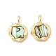 Natural Paua Shell Pendants(KK-D255-11G)-1
