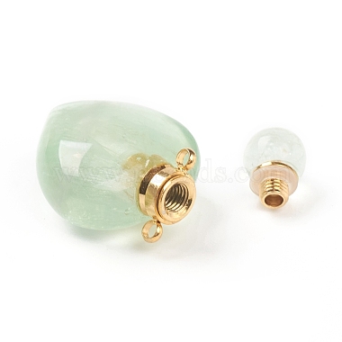 Natural Fluorite Pendants(G-H252-C02)-3