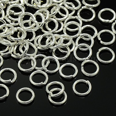 Silver Ring Alloy Close but Unsoldered Jump Rings
