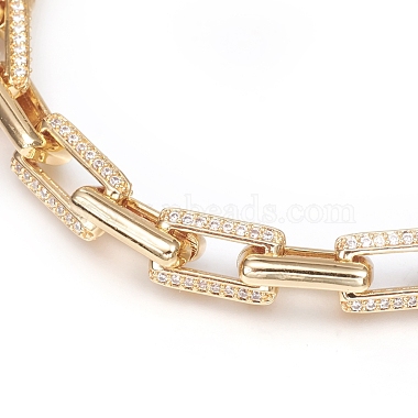 Brass Cable Chains Bracelets(BJEW-I286-03G)-2