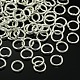 Silver Color Plated Alloy Jump Rings Jewelry Findings(X-PALLOY-I035-8mm-S)-1