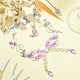 Alloy Leaf & Flower & Bowknot Pendant Necklace(NJEW-FZ00007)-2