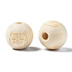 Unfinished Natural Wood European Beads(WOOD-S045-152)-4