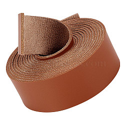 PU Imitation Leather Cord, for Clothing, Flat, Peru, 25x1.8mm, about 2.19 Yards(2m)/Roll(LC-WH0006-06B-06)