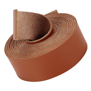 PU Imitation Leather Cord, for Clothing, Flat, Peru, 25x1.8mm, about 2.19 Yards(2m)/Roll
