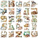 52Pcs Animal Letter PVC Waterproof Self-Adhesive Stickers(PW-WG84914-01)-4