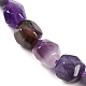 Natural Amethyst Nuggets Beaded Necklaces for Women Men(NJEW-K388-01E)-2