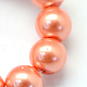 Baking Painted Pearlized Glass Pearl Round Beads Strands(X-HY-Q330-8mm-77)-3