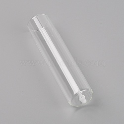 Transparent Glass Test Tubes, for Hydroponic Plant, Clear, 10x2.4cm, Inner Diameter: 2.05cm(BT-TAC0012-03)