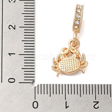 Rack Plating Alloy Rhinestone European Dangle Charms(PALLOY-S189-38G-02)-3