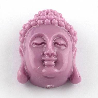 Dyed Buddha Head Synthetical Coral Beads(CORA-R011-17)-2