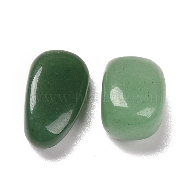 自然の緑のアベンチュリンビーズ(G-O029-08F)-2